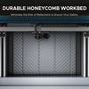 OMTech K40+ 45W Desktop CO2 Laser Engraver with 8" x 12" Working Area and Detachable Honeycomb Workbed