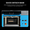 OMTech K40+ 45W Desktop CO2 Laser Engraver with 8" x 12" Working Area and Detachable Honeycomb Workbed
