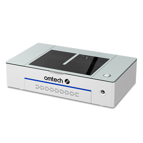 OMTech Polar 50W Desktop CO2 Laser Engraver and Cutter with Two Rotary Axes