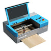 OMTech K40+ 45W Desktop CO2 Laser Engraver with 8" x 12" Working Area and Detachable Honeycomb Workbed